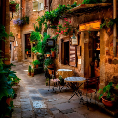 restaurants_at_a_village_in_Tuscany_