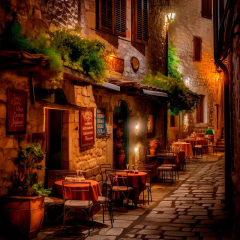 restaurants_at_a_village_in_Tuscany